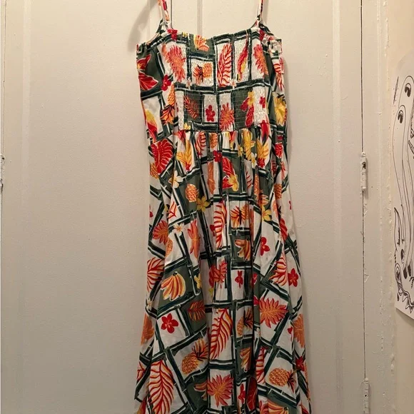 Collectif Tiki Print Sundress in Large - Picture 2 of 2